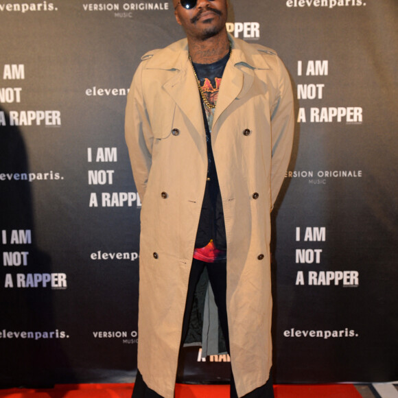 Djibril Cissé lors de la soirée de lancement de la collection capsule "I'm not a rapper" de la marque Elevenparis (Eleven Paris) à Paris, France, le 11 avril 2019. © Veeren/Bestimage