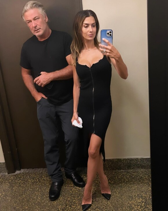 Alec Baldwin et son épouse Hilaria sur Instagram, septembre 2021.