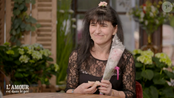 Marie-Ange, prétendante de Jean-François, lors de l'épisode de "L'amour est dans le pré 2021" du 13 septembre, sur M6