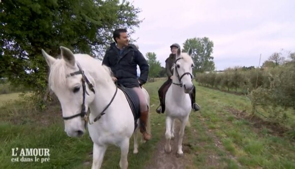 Vincent le Provençal et Natacha lors de l'épisode de "L'amour est dans le pré 2021" du 1er novembre, sur M6