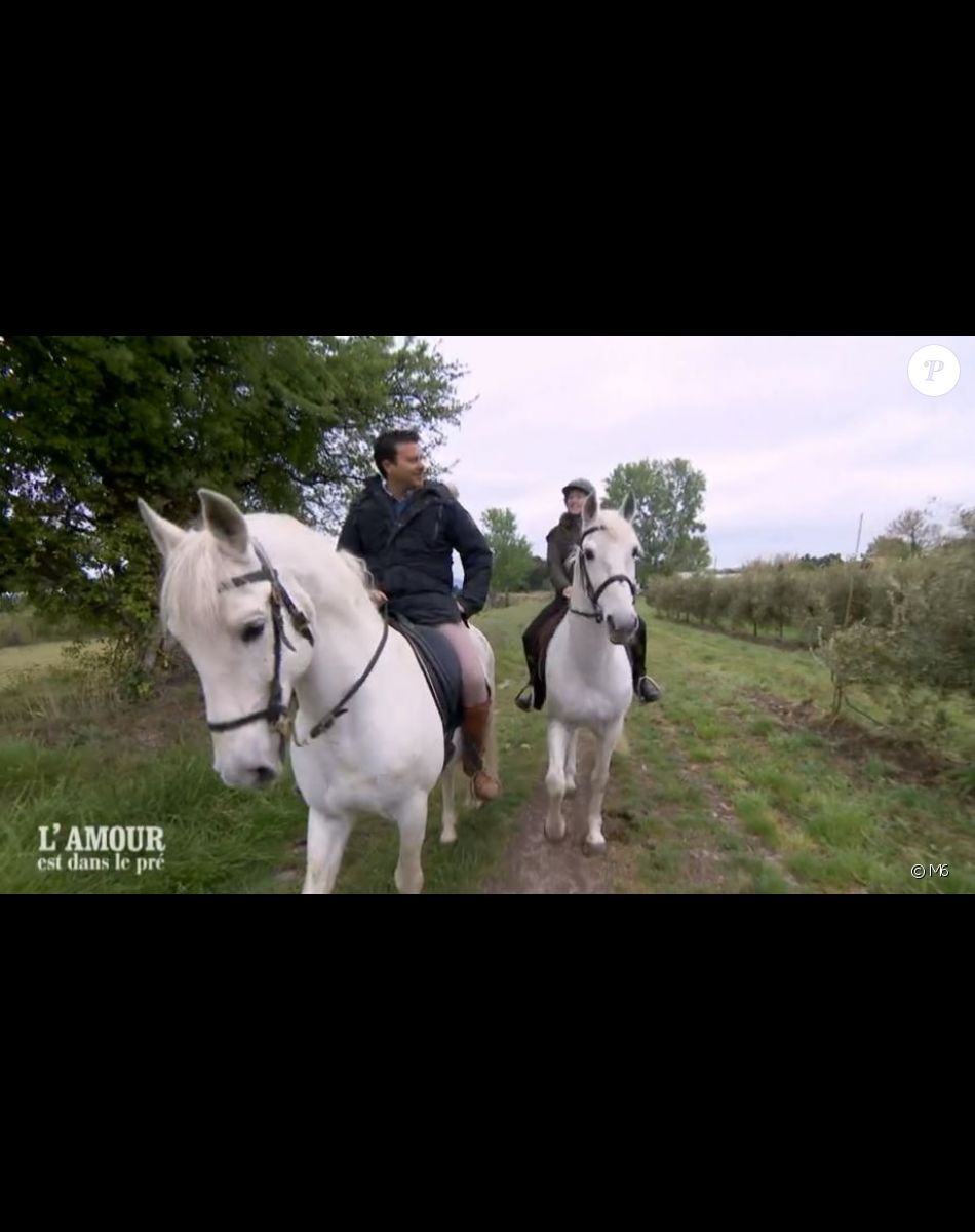 Vincent le Provençal et Natacha lors de l'épisode de "L'amour est dans le pré 2021" du 1er novembre, sur M6