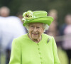 La reine Elisabeth II d'Angleterre assiste à la Cup Final du Guards Polo Club, de la parade et de la présentation du British Driving Society à Windsor, le 11 juillet 2021 
