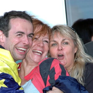 Matthieu Gonet, Eva Darlan et Valérie Damidot lors du 16e édition des "Trophées Epona" à Cabourg, le 11 octobre 2009.