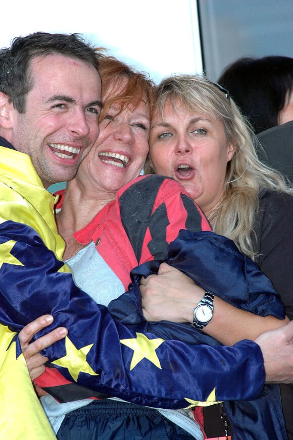 Matthieu Gonet, Eva Darlan et Valérie Damidot lors du 16e édition des "Trophées Epona" à Cabourg, le 11 octobre 2009.