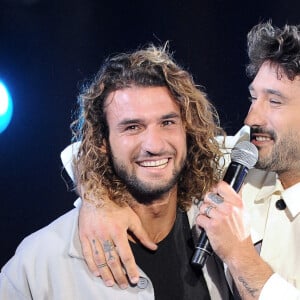 Lucas Frérot et Jérémy Frérot - Enregistrement de l'émission "Duos Mystères" à la Seine Musicale à Paris, qui sera diffusée le 12 juin sur TF1. © Gaffiot-Moreau / Bestimage