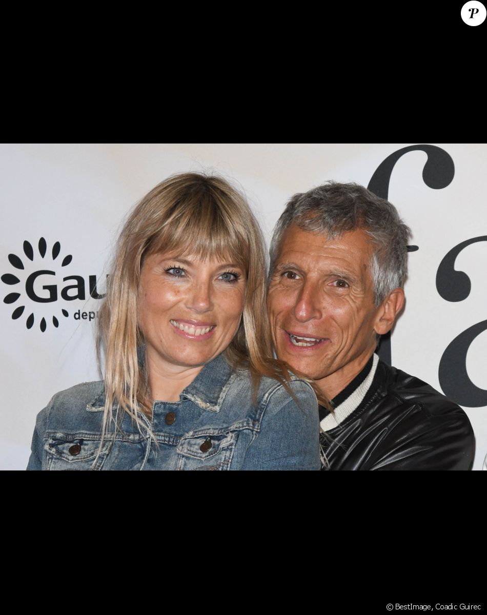 Nagui et sa femme Mélanie Page - Avant-première du film "Les fantasmes" au cinéma Pathé Wepler à Paris. Le 24 juin 2021 © Coadic Guirec / Bestimage