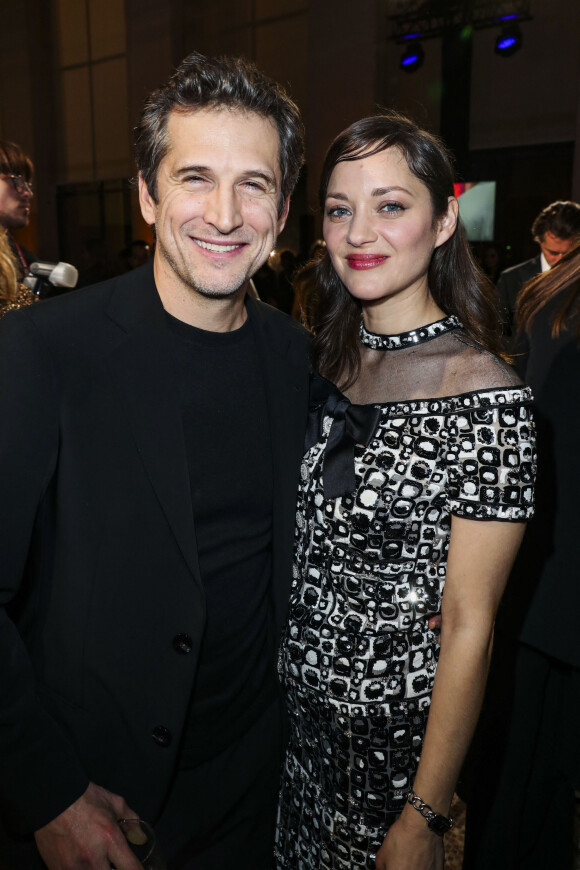 Guillaume Canet et sa compagne Marion Cotillard - Intérieur du dîner Chanel des révélations César au Petit Palais à Paris. © Olivier Borde/Bestimage