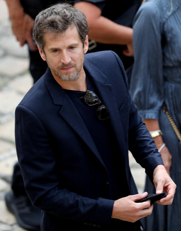 Guillaume Canet - Cérémonie d'hommage national à Jean-Paul Belmondo à l'Hôtel des Invalides à Paris. © Dominique Jacovides/Bestimage