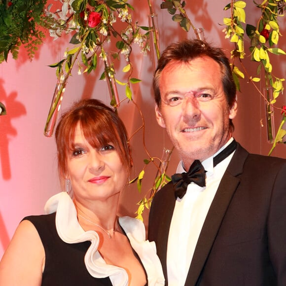 Jean-Luc Reichmann et sa femme Nathalie - Gala du 75ème Grand Prix de Monaco le 28 mai 2017. © Claudia Albuquerque/Bestimage