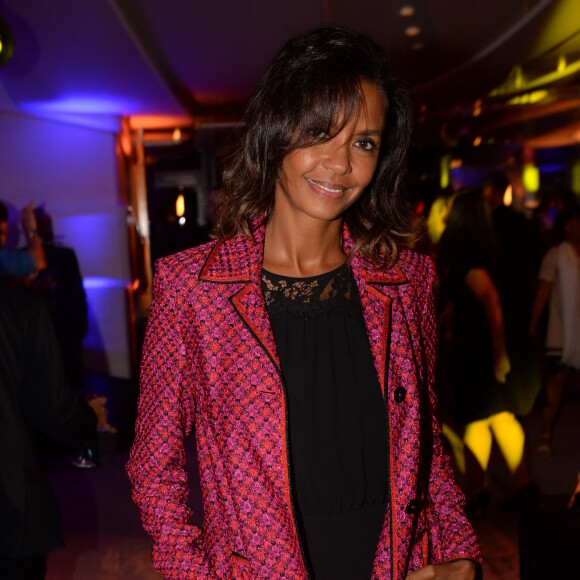 Exclusif - Karine Le Marchand lors de l'inauguration du restaurant de l'hôtel Le Collectionneur à Paris, France, le 13 septembre 2018. © Rachid Bellak/Bestimage
