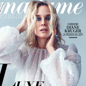 Diane Kruger dans la magazine "Madame Figaro" du 5 novembre 2021.