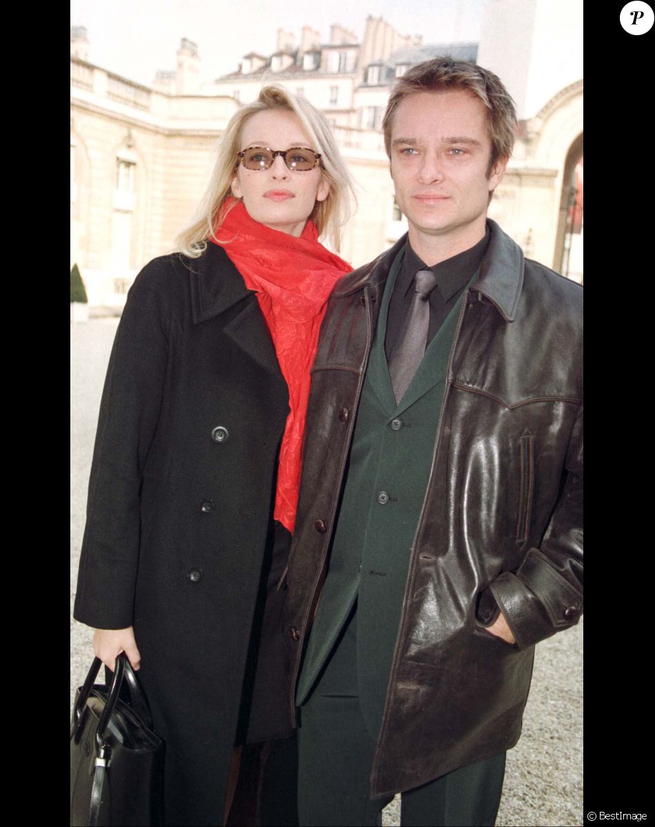 David Hallyday et Estelle Lefébure