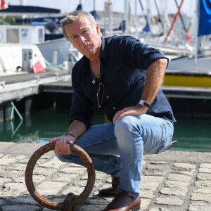 Franck Dubosc - Photocall lors du Festival de la Fiction de La Rochelle. Le 16 septembre 2021
