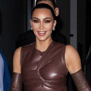 Kim Kardashian à la sortie de la soirée "WSJ Innovators Awards" à New York.