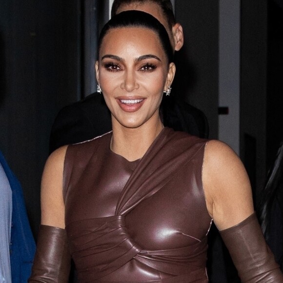 Kim Kardashian à la sortie de la soirée "WSJ Innovators Awards" à New York.