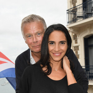 Franck Dubosc et sa femme Danièle Dubosc lors de l'inauguration de l'hôtel Barrière Le Grand Hôtel Dinard, après cinq mois de rénovation, à Dinard, France, le 15 juin 2019. L'établissement, propriété du groupe Barrière, a rouvert ses portes le 12 avril.  © Coadic Guirec/Bestimage 