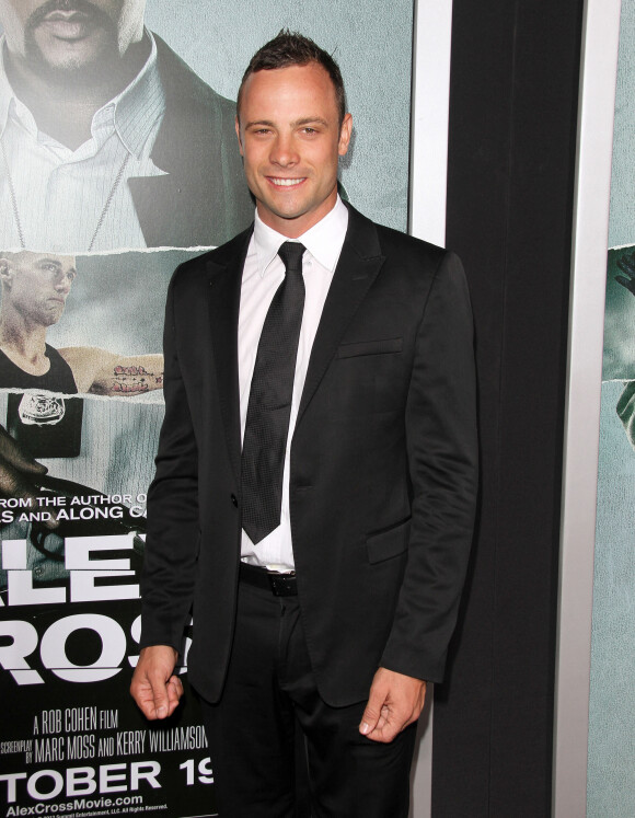 Oscar Pistorius - Premiere du film "Alex Cross" au cinema Arclight a Hollywood. Le 15 octobre 2012.