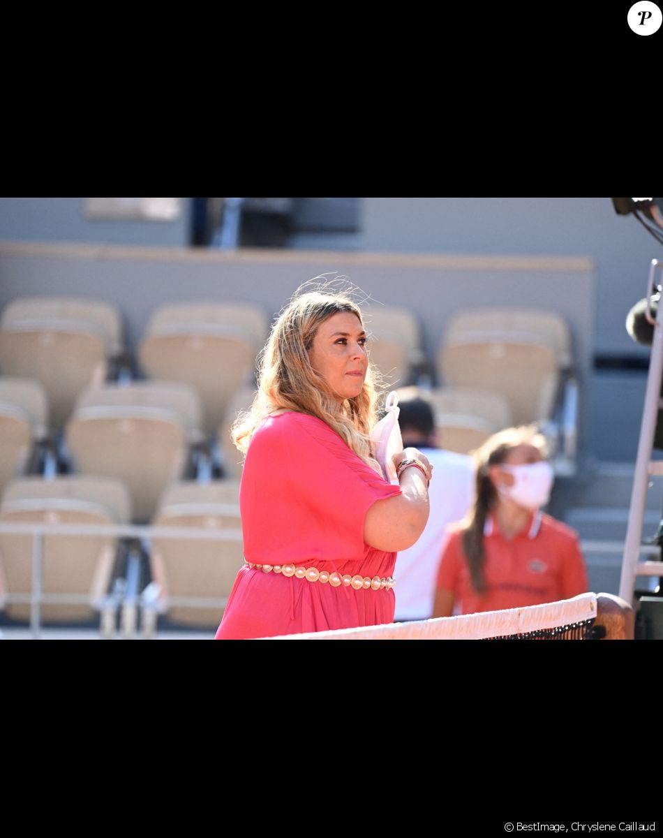 Marion Bartoli - L'Espagnol Rafael Nadal gagne sa place en demi-finale en battant l'Argentin Diego Schwartzman (6-3, 4-6, 6-4, 6-0) lors des Internationaux de France de tennis de Roland Garros, le 9 juin 2021. © Chryslene Caillaud / Panoramic / Bestimage