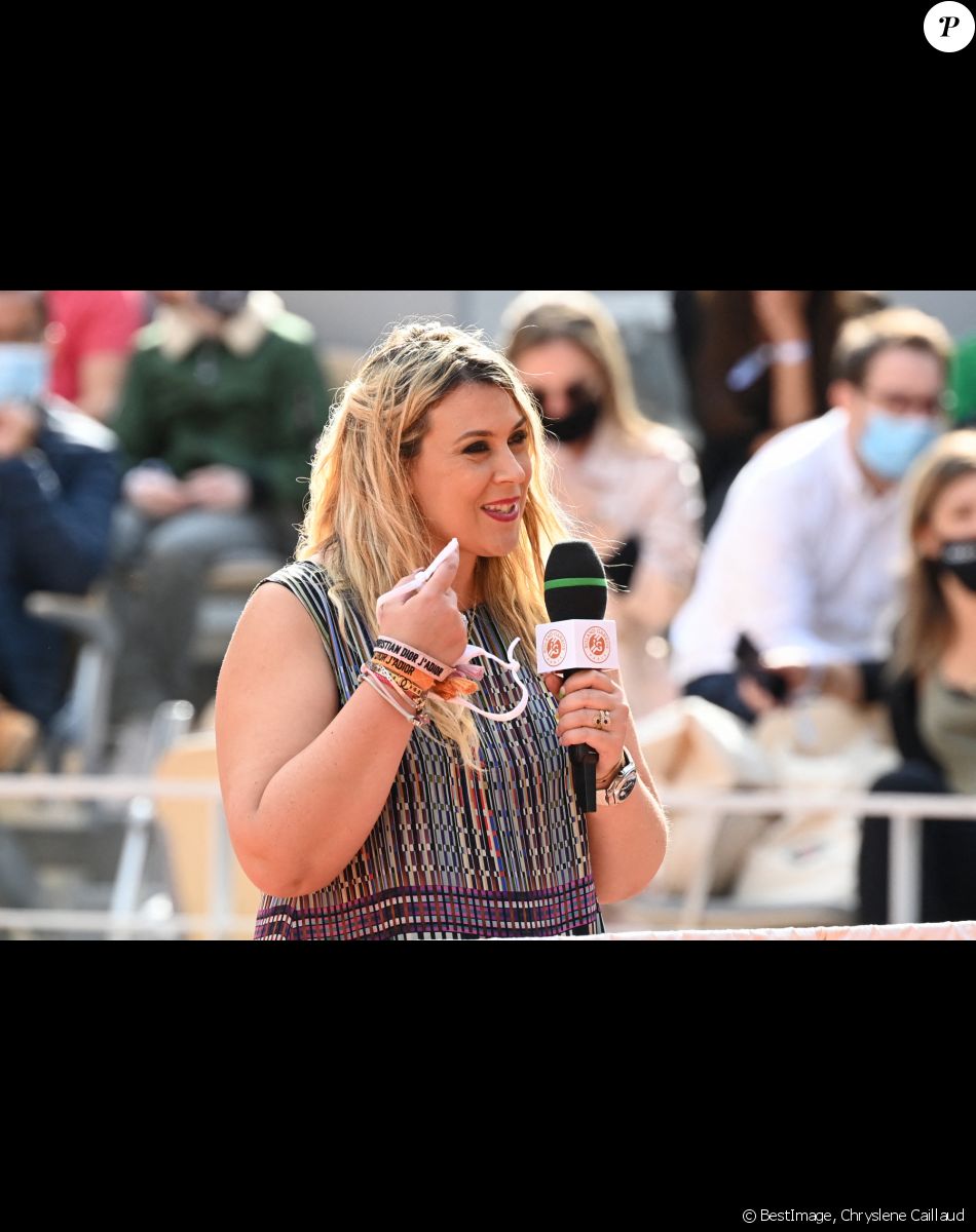 Marion Bartoli aux Internationaux de France de Roland Garros, à Paris, France, le 4 juin 2021. © Chryslene Caillaud/Panoramic/Bestimage