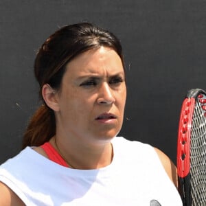 Marion Bartoli lors d'un entraînement à l'Open d'Australie de tennis à Melbourne, Australie, le 21 janvier 2020. © Chryslene Caillaud/Panoramic/Bestimage