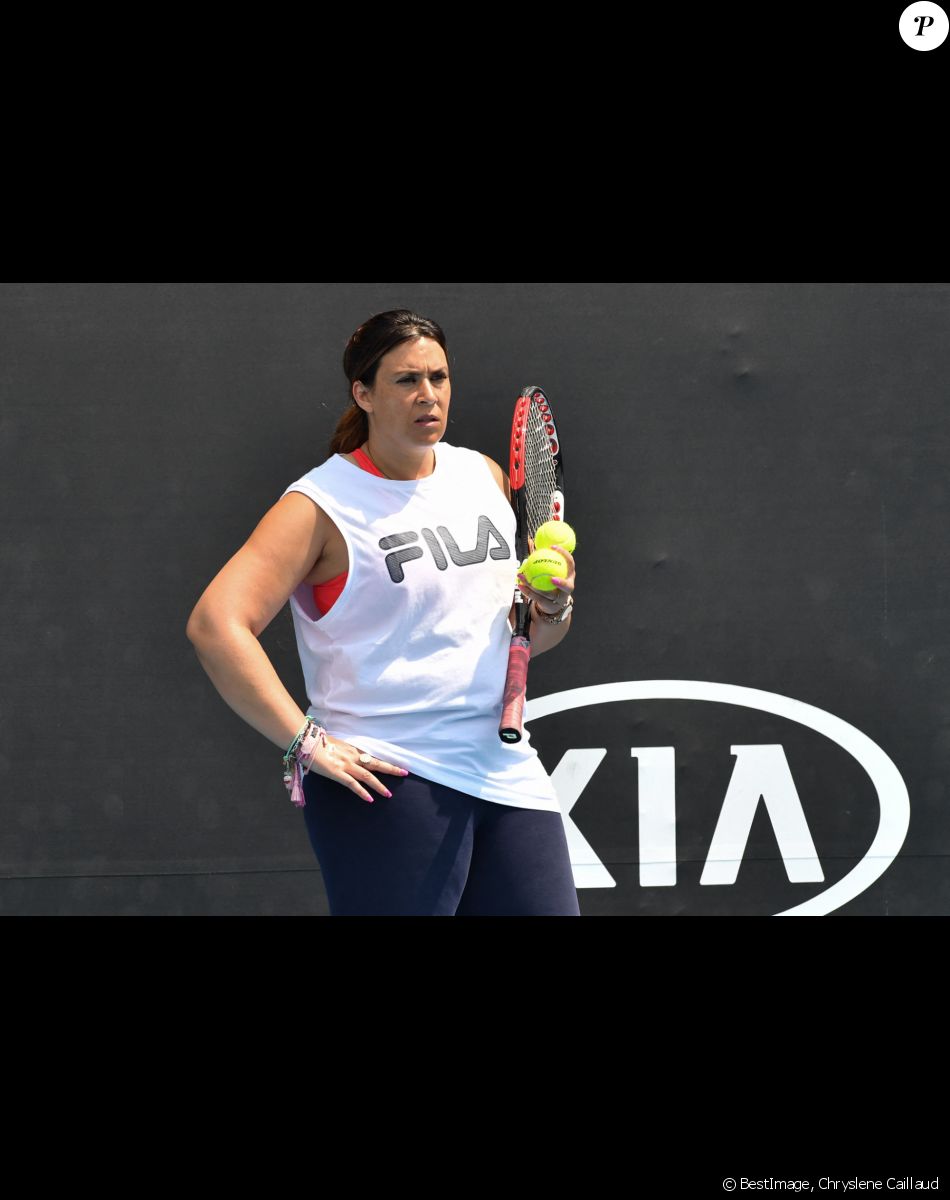 Marion Bartoli lors d'un entraînement à l'Open d'Australie de tennis à Melbourne, Australie, le 21 janvier 2020. © Chryslene Caillaud/Panoramic/Bestimage