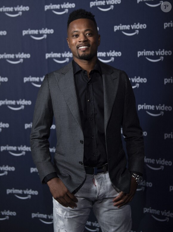 Patrice Evra - Les champions assistent à la présentation de la grille des programmes de Prime Vidéo à Londres, le 12 octobre 2021.