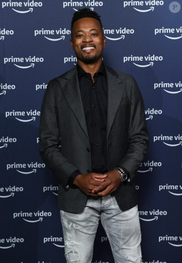 Patrice Evra - Les champions assistent à la présentation de la grille des programmes de Prime Vidéo à Londres, le 12 octobre 2021.