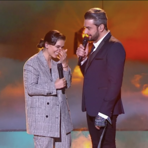 Lucie Bernardoni surprise par son mari Patrice Maktav lors des "20 ans de la Star Academy" - TF1