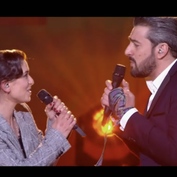 Lucie Bernardoni surprise par son mari Patrice Maktav lors des "20 ans de la Star Academy" - TF1