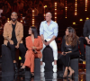 Hoda, Sofiane, Karima Charni, Enrique, Sandy, Mathieu Johann et Lucie Bernardoni lors des "20 ans de la Star Academy" - TF1