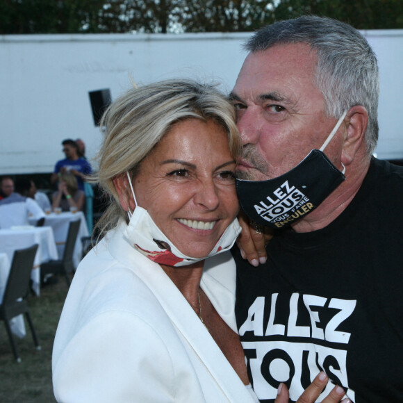 Caroline Margeridon et Jean-Marie Bigard - Inauguration de la Fête à Neuneu au Bois de Boulogne à Paris. Le 4 septembre 2020. © JLPPA/Bestimage