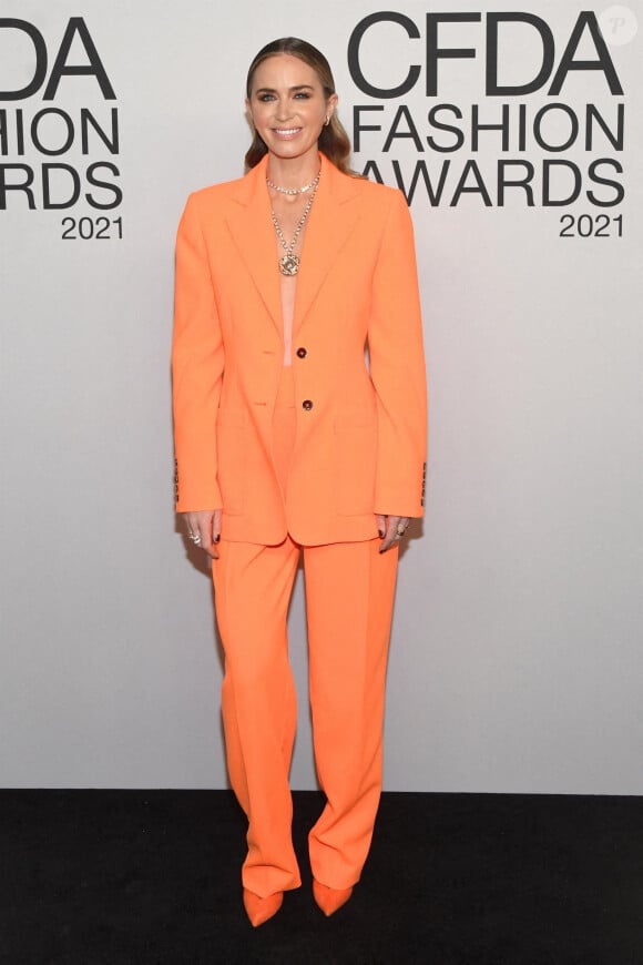 Emily Blunt - Cérémonie des CFDA Fashion Awards à New York, le 10 novembre 2021.