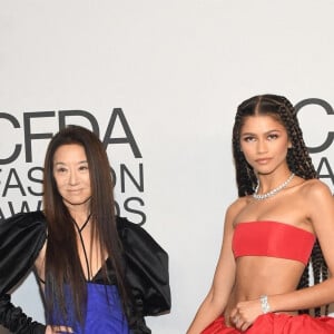 Vera Wang et Zendaya - Cérémonie des CFDA Fashion Awards à New York, le 10 novembre 2021.
