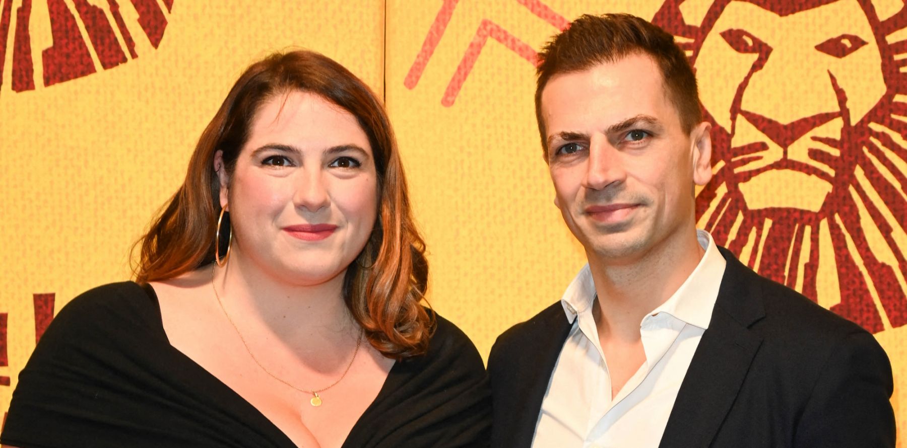 Charlotte Gaccio et son mari Sébastien Pons complices pour le retour du Roi Lion au théâtre
