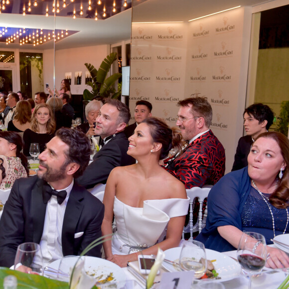 Exclusif - Eva Longoria et son mari Jose Baston - Dîner du Global Gift Gala pour la 4ème année consécutive à l'espace "Mouton Cadet Wine Bar" sur le toit du Palais des Festivals lors du 70ème Festival International du Film de Cannes le 19 mai 2017. © Giancarlo Gorassini/Bestimage 