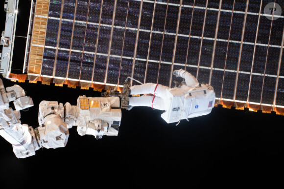 Thomas Pesquet et ses partenaires partagent travail et moments de détente à bord de la station spatiale internationale (ISS) © Nasa/NASA via ZUMA Press Wire Service / Bestimage