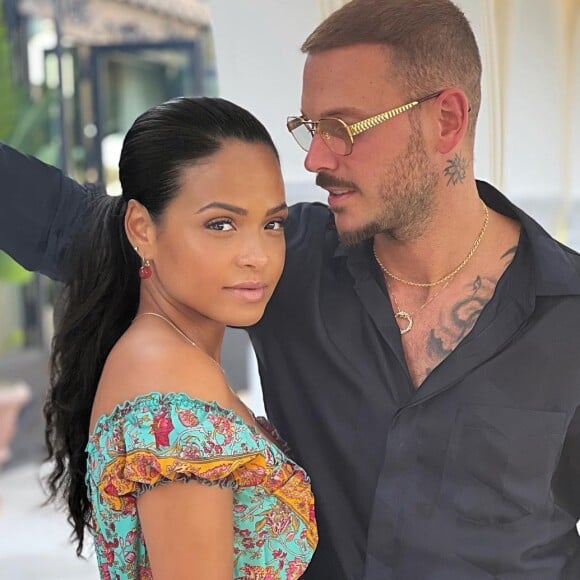 Christina Milian et M. Pokora à Saint-Tropez, où ils se sont rencontrés, lors de leurs vacances.