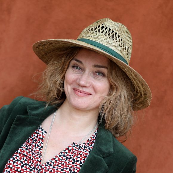 Marine Delterme au village lors des internationaux de tennis de Roland Garros à Paris, France, le 4 juin 2019. © Jacovides-Moreau/Bestimage