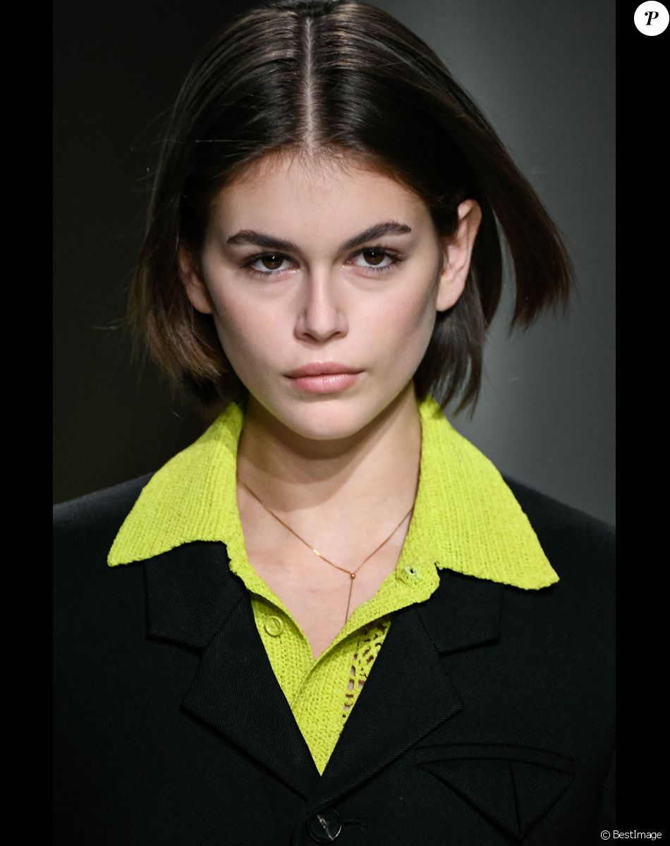 Kaia Gerber - Fashion week , automne-hiver 2020 2021, Milan.