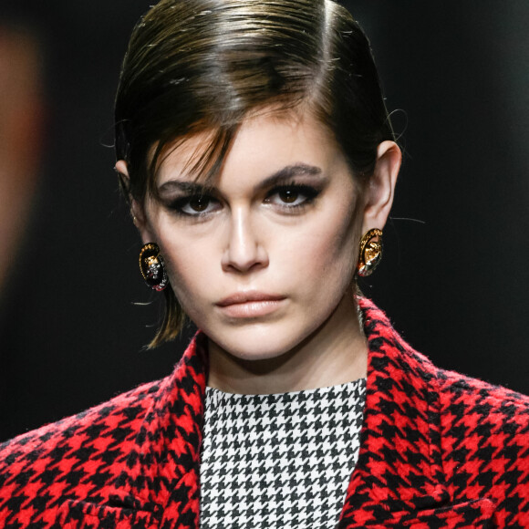 Kaia Gerber - Fashion week , automne-hiver 2020 2021, Milan.