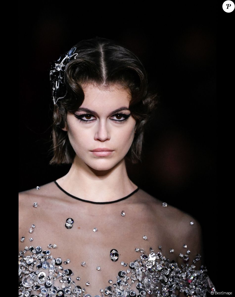 Kaia Gerber - Fashion week , automne-hiver 2020 2021, Milan.