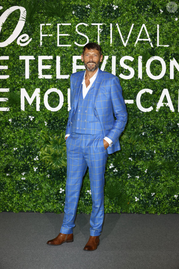 Laurent Kerusore pour la série Plus belle la vie, sur le photocall du 60eme Festival de Télévision de Monte-Carlo au Grimaldi Forum à Monaco le 19 juin 2021. 