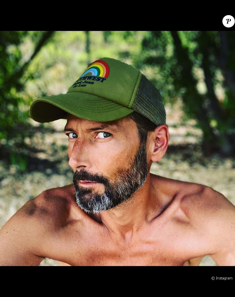 Laurent Kerusoré prend la pose sur Instagram, juillet 2021