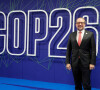 Le chancelier d'Autriche lors de la COP26 le 1er novembre 2021