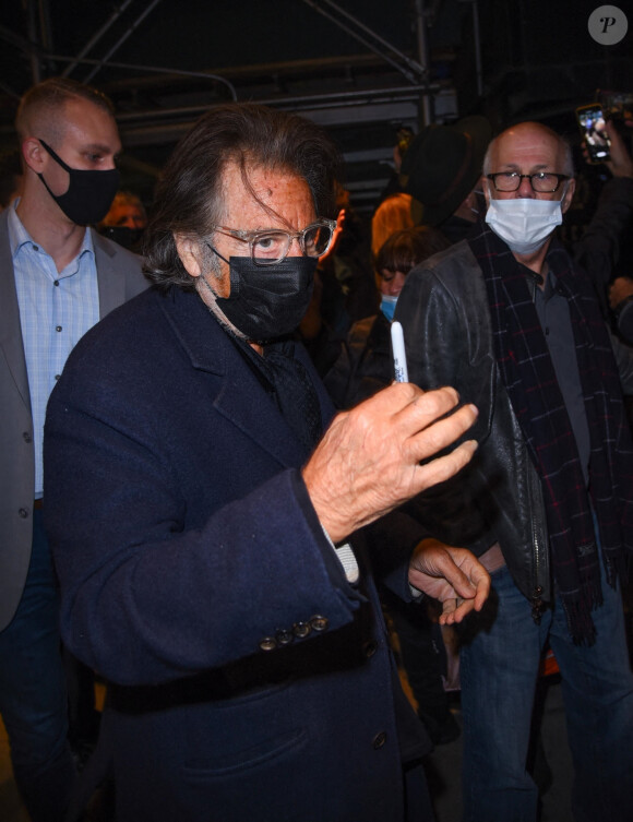 Al Pacino arrive à la première du film "House of Gucci" à New York, le 15 novembre 2021.
