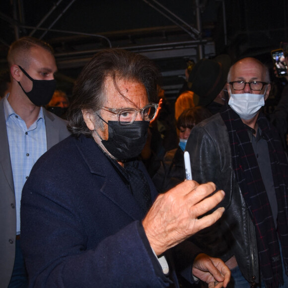 Al Pacino arrive à la première du film "House of Gucci" à New York, le 15 novembre 2021.