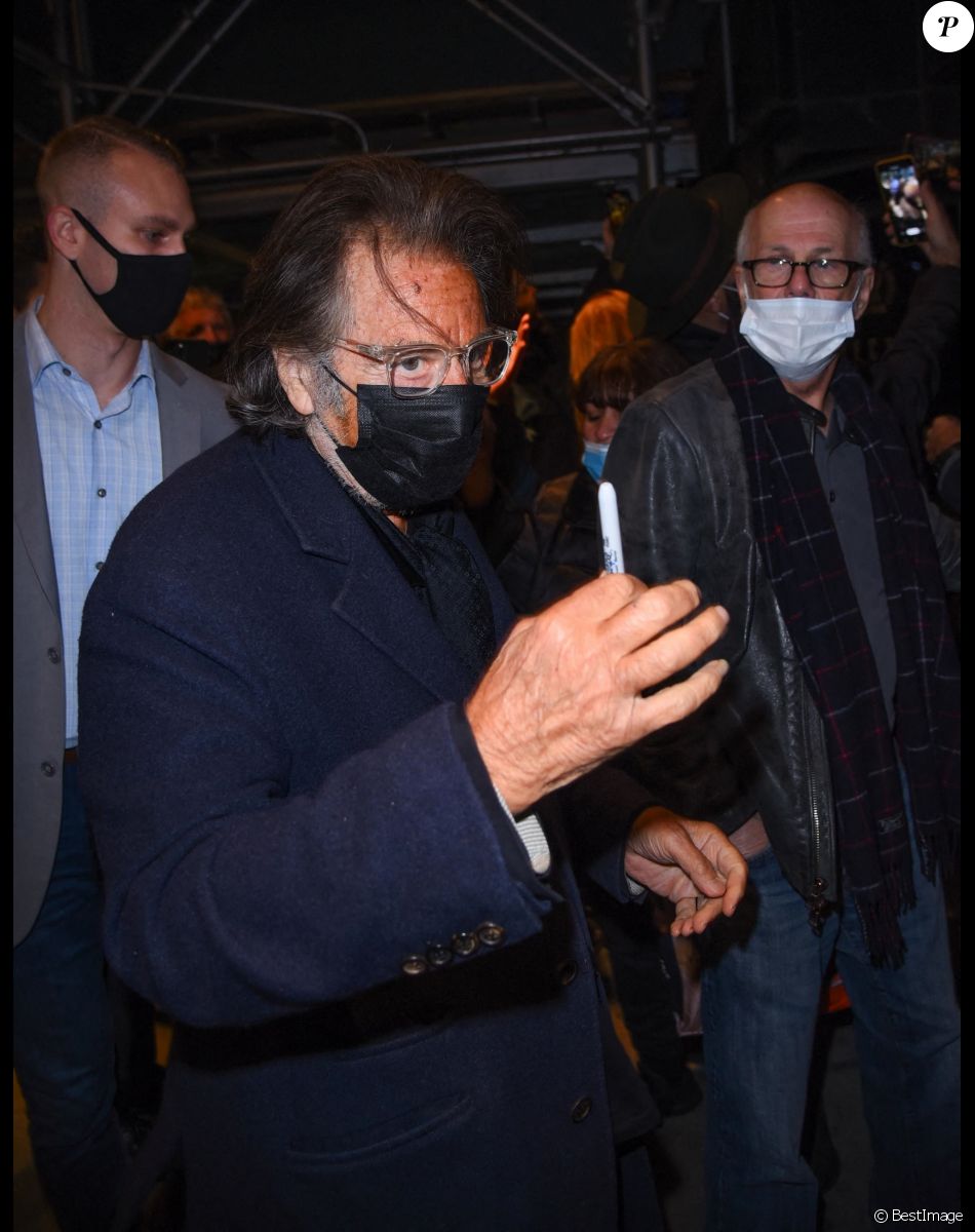 Al Pacino arrive à la première du film "House of Gucci" à New York, le 15 novembre 2021.