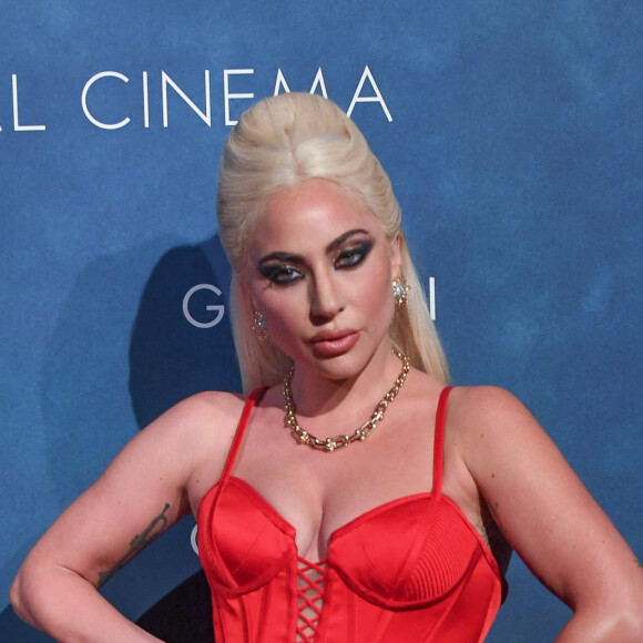 Lady Gaga à la première du film "House of Gucci" à Milan, le 13 novembre 2021.