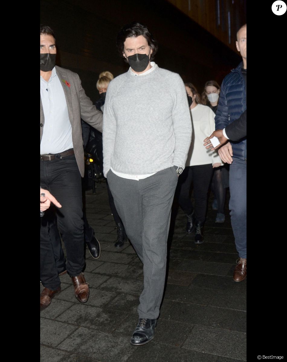 Adam Driver assiste à la projection du film "House of Gucci" au Cineworld de Londres, Royaume Uni, le 10 novembre 2021.