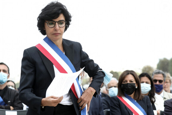 Rachida Dati, maire du 7ème arrondissement - La maire de Paris Anne Hidalgo inaugure la promenade Gisèle Halimi sur les bords de Seine, dans le 7ème arrondissement de Paris, France, le 31 août 2021.